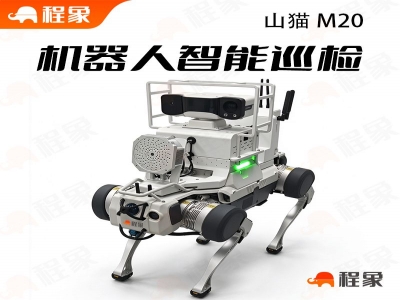 云深处山猫M20轮腿复合巡检机器人，山猫M20定制巡检机器狗